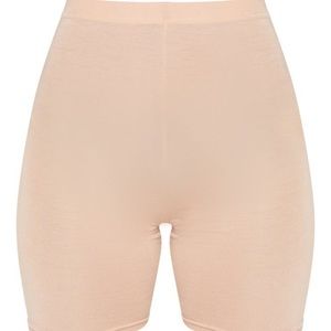 Petite nude biker shorts